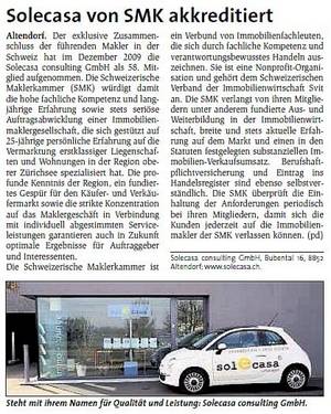 Presse-Bericht vom 06.04.2010